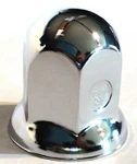 Nut Covers 1-1/8" Standard Style Flange Chrome Steel 1-5/8" Tall GG#10160 Pac. Fixed Price $15.71.