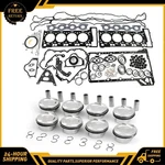 Engine Pistons & Cylinder Gasket Overhaul Rebuild Kit For Bmw N63B44 4.4L V8. Fixed Price $369.00.