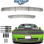 Chrome Grille Fits 2015-23 Dodge Challenger Phantom Front Solid Insert 2PC. Fixed Price $166.69.