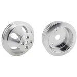 Sbc Aluminum Pulley Set, 2-GROOVE UPPER/3-GROOVE Lower,short Pump. Fixed Price $119.99.