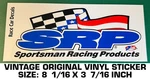 Je Pistons Sportsman Racing Products - Vintage Original Vinyl Decal Sticker. Fixed Price $8.69.
