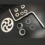 Jzsports 2" Cup Wide Pedal Crank Kit, One-piece Assembly- Motorized Bike. Fixed Price $49.66.