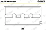 Glyco H038/5 0.25MM Crankshaft Bearing For Saab. Fixed Price $73.79.
