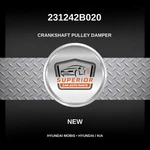 Hyundai Mobis 2009-2020 Kia Rio Crankshaft Pulley Damper 231242B020. Fixed Price $69.99.