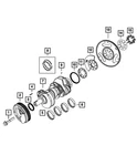 Genuine Mopar Woodruff Key 68147108AA. Fixed Price $40.23.