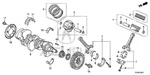 Genuine Acura Crankshaft 13310-5J6-A10. Fixed Price $159.46.