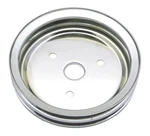 Crankshaft Pulley; Groove; Fits Chevrolet 283-350; Short Water Pump-chrome. Fixed Price $68.61.