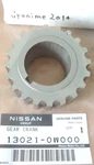 " 13021-0W000 Nissan Frontier Xterra Oem Sprocket Crankshaft Timing Gear**. Fixed Price $36.00.