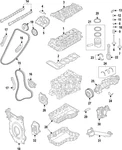 Genuine Audi Crankshaft 07K-105-021-G. Fixed Price $2784.67.
