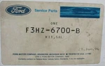 Nos Ford F3HZ-6700-B Front Cover Seal 1992-1995 & Series W/ FD1460 Engine. Fixed Price $28.65.