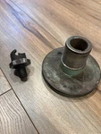 Land Rover Series 2/2A/3 2.25L Crankshaft Pulley Hand Starter Dog Bolt. Fixed Price $50.00.