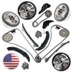 Timing Chain Kit 4 Camshaft Phaser Fit Hyundai Kia Azera Sedona Genesis Sorento. Fixed Price $296.13.