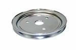 Chrome Steel Swp Single Groove Crankshaft Pulley Fits Chevy Sbc 283-350. Fixed Price $34.95.
