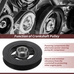 NO.594-294 Harmonic Balancer Crankshaft Pulley For Hyunda Santa Fe Kia K900. Fixed Price $65.49.
