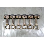 Bmw E46 3-SERIES Z3 323I 2.5L M52TU 6-CYLINDER Piston And Rod Set Of Oem. Fixed Price $187.50.