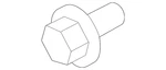 Genuine Land-rover Crankshaft Pulley Bolt LR085468. Fixed Price $8.80.