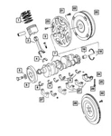 Clutch Pilot Bearing Mopar 53009180AB. Fixed Price $38.05.