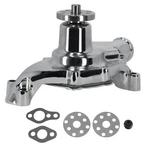 Short Water Pump For Small Block Chevy Sbc 283 305 327 400 Chrome High Volume. Fixed Price $84.73.