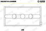 Glyco H038/5 0.25MM Crankshaft Bearing For Saab. Fixed Price $97.41.