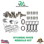 Hyundai Kia D4CB 2.5L Diesel Web Forged Crankshaft+engine Rebuild Kit. Fixed Price $1508.01.