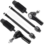 Set Of 6 Inner Outer Tie Rod Ends With Boots Fit For Hummer H3 5.3L 2008-2010. Fixed Price $39.99.