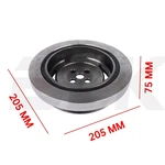 Oem Dcec Damper Rubber Vibration For 5.9L 3.9L Cummins 12V 4B 6B 3916436 Case. Fixed Price $86.99.