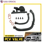 Pcv Crankcase Vent Valve & Breather Hose Kit Fits For Volkswagen Audi 06F129101N. Fixed Price $27.99.