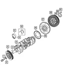 Genuine Mopar Engine Crankshaft Kit 5047376AC. Fixed Price $452.00.