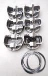 Wiseco B/chief Pistons (6) Quick 8 Pt # 6496B100 4.600 Bore X .120 C/dist. Fixed Price $300.00.