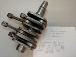 Very Nice Original Porsche 356A Hirth Roller Crankshaft Std Main 1700 Nla. Fixed Price $4500.00.