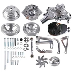 Sbc V-belt Chrome Accessory Drive Kit For Chevrolet 283 350 Long Water Pump. Fixed Price $398.99.