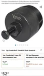 Yuesstloo Crankshaft Front Oil Seal Removal Kit, Compatible With Bmw N13 N20 N26. Fixed Price $41.99.