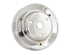 Mr. Gasket Crankshaft Pulley V-belt 3-GROOVE Steel Chrome Chevy Sb Long Pump. Fixed Price $127.94.