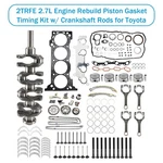 2TRFE 2.7L Engine Rebuild Piston Gasket Timing Kit W/ Crankshaft Rods For Toyota. Fixed Price $648.00.