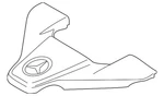 Genuine Mercedes-benz Engine Cover Replacement Part 156-010-04-67. Fixed Price $135.99.