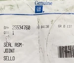 New Genuine Gm 25534760 Seal Assembly Joint. Fixed Price $11.94.