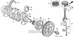 Genuine Honda Crankshaft 13310-PWA-000 Oem Interior. Fixed Price $758.62.