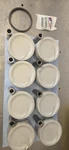 Je Pistons 257945 Bbc 565CI 4.600 Bore 4.250 Stroke 6.385 Rod Dished For Boost. Fixed Price $650.00.