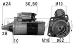 Chrysler Grand Voyager Starter Motor, M002T88971, M2T88971. Fixed Price $174.89.
