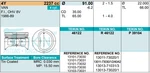 Piston & Ring Set Toyota 4Y For Dyna Hiace Van Commuter Hilux 8V 2.2 Ltr. Fixed Price $117.46.