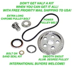 Vw 7 Pc Bolt On Sand Seal Pulley Kit 5 Hole Degree Baja Beetle Ghia Buggy. Fixed Price $103.93.