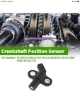 Crankshaft Position Sensor Ford F-150 4.2 1997-2008 NO.1F2E6C315AA Pc, New. Fixed Price $9.99.