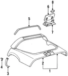Genuine Gm Front Molding 14043100. Fixed Price $32.71.