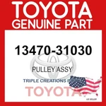 Genuine 1347031030 Toyota Pulley Crankshaft 13470-31030 Oem. Fixed Price $116.39.