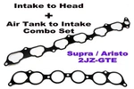 Air Surge Tank Intake Manifold + Gasket Combo Fit Toyota 2JZ-GTE Supra. Fixed Price $37.90.