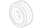 Genuine Ford 2015-2019 TRANSIT-150/250/350/350HD Crankshaft Pulley BB3Z-6312-A. Fixed Price $161.18.