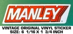 Manley - Vintage Original Vinyl Decal Sticker Engine Performance Racing. Fixed Price $6.50.
