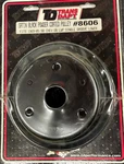 Trans-dapt 8606 Satin Black Powder Coated Pulley. Fixed Price $106.99.