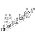 Genuine Mopar Hex Flange Head Bolt Mounting 6510536AA. Fixed Price $31.79.