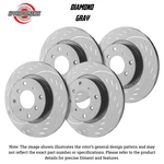 Performance KT-FRR-D-G-010638 Diamond Grey Zinc Rotors 03 Ford Explorer Sport. Fixed Price $613.57.